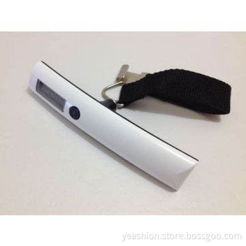 Electronic travel/luggage tape scale, auto off, tare and low battery indication